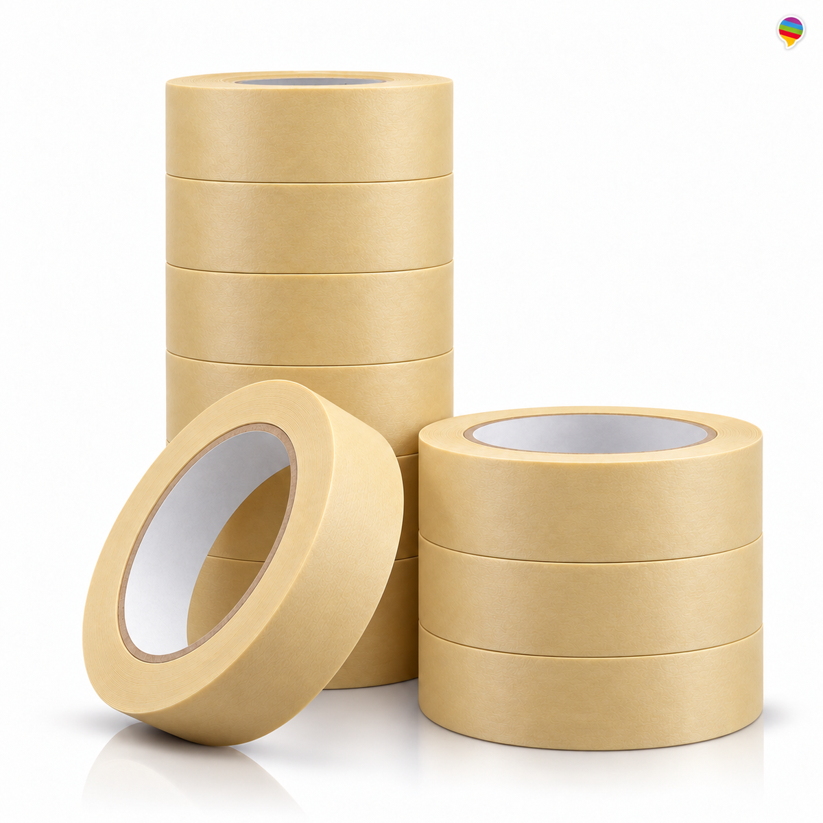 Beiges Abdeckband 30 mm