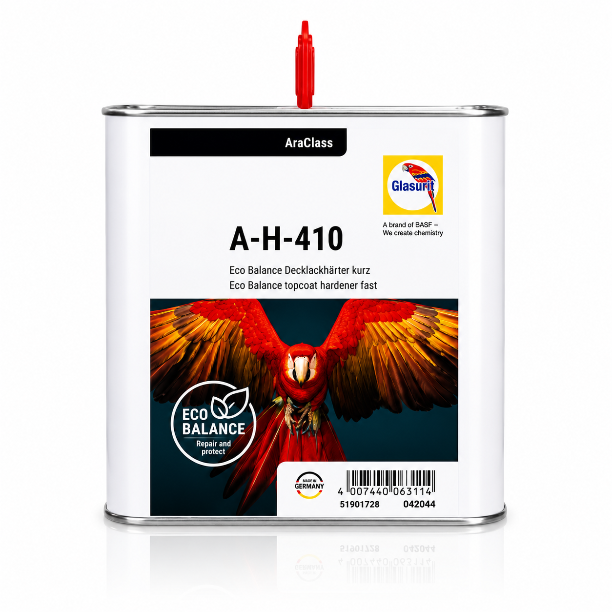 Glasurit AraClass A-H-410 Eco Balance Decklackhärter kurz – 2,5 L