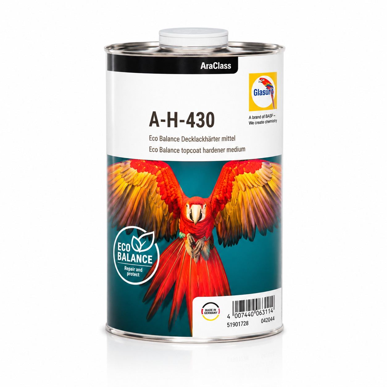 Glasurit AraClass A-H-430 Eco Balance Decklackhärter normal – 1 L