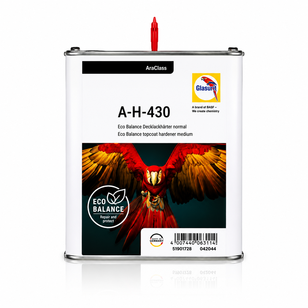 Glasurit AraClass A-H-430 Eco Balance Decklackhärter normal – 2,5 L