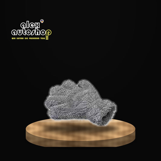 Chenille grau beidseitig