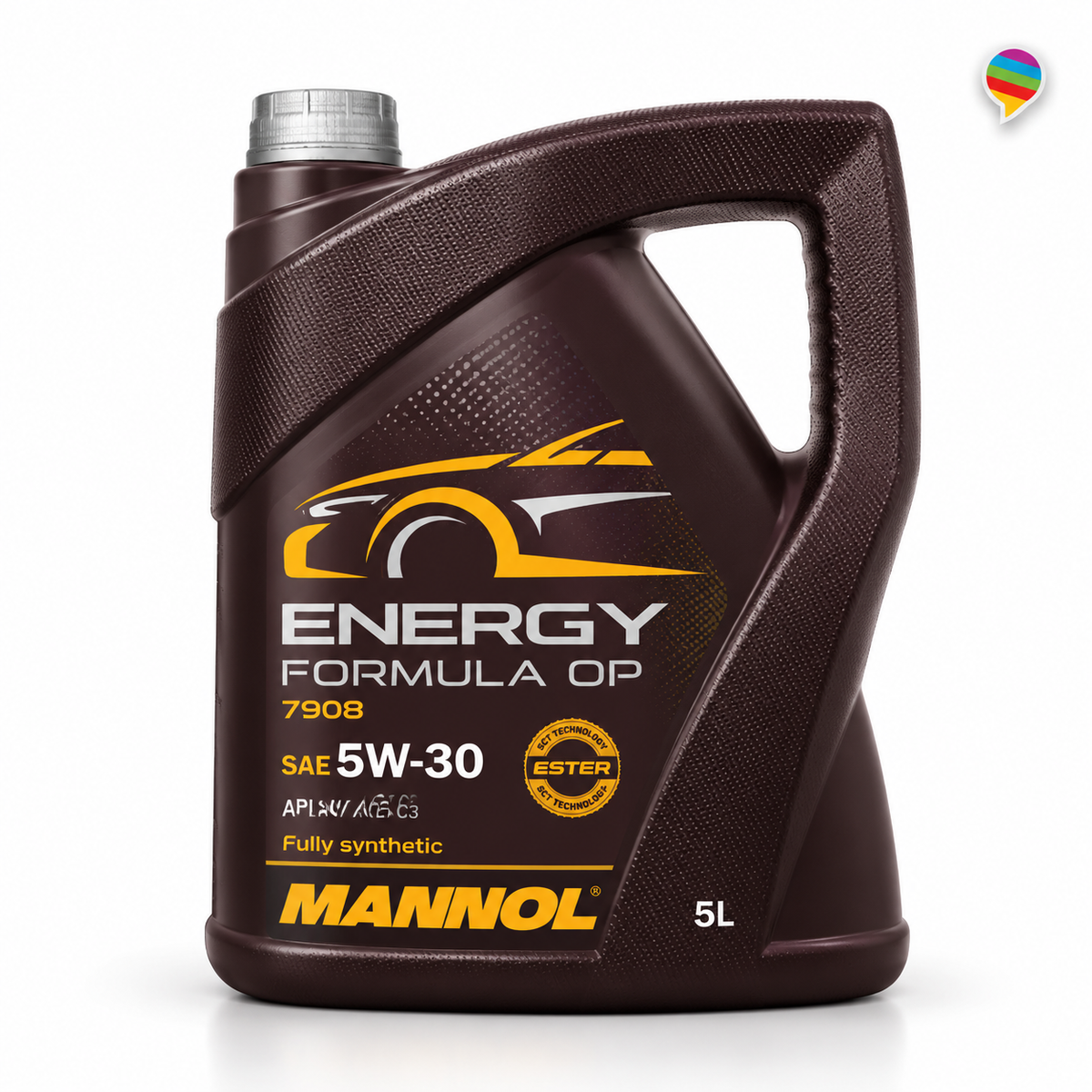 MANNOL 5W-30 Premium Motoröl 5L auf weißem Hintergrund mit Alex-Autoshop-Logo