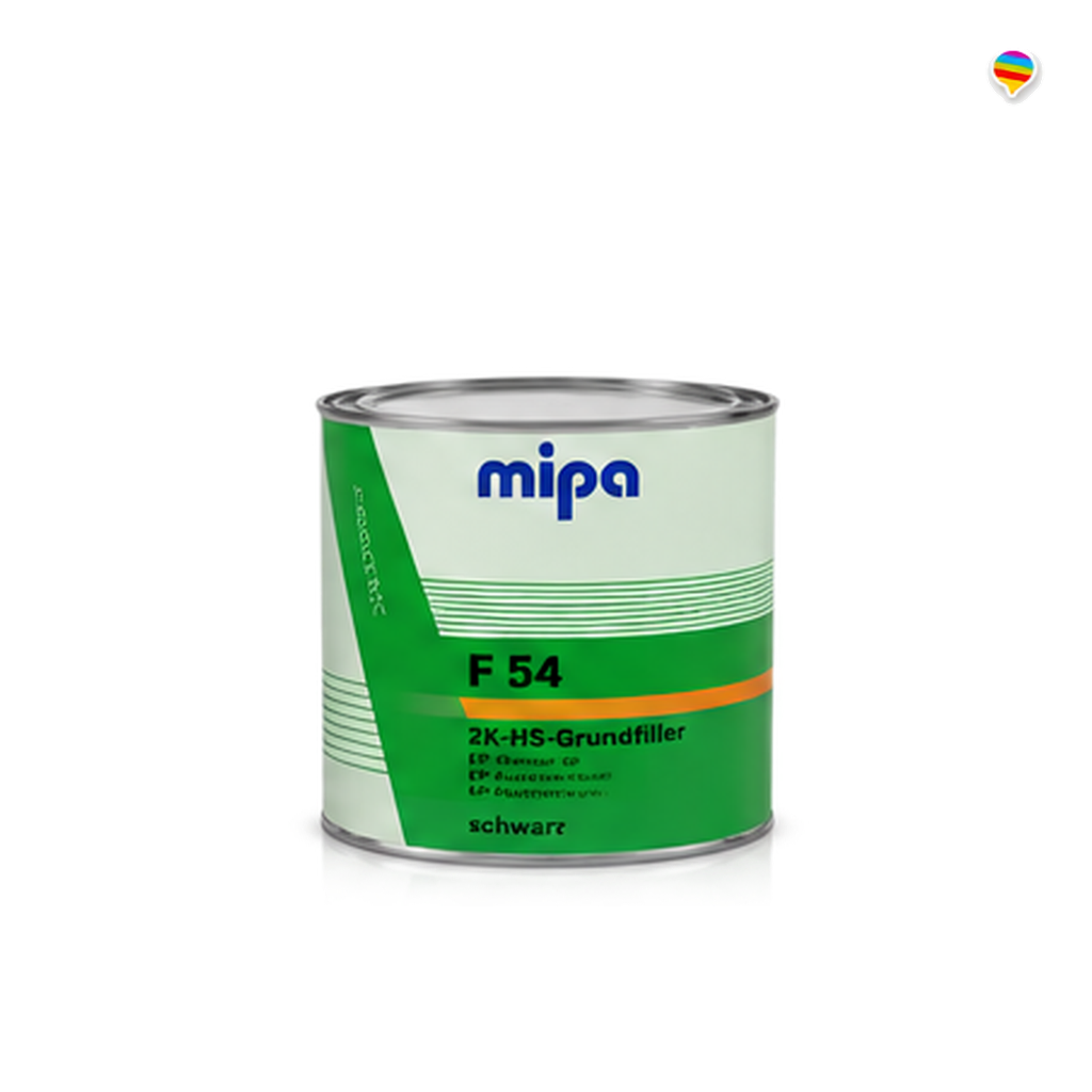 Mipa F54 2K-HS-Grundfiller Schwarz 4 L – voller Metalldeckel, einheitliches Shopformat